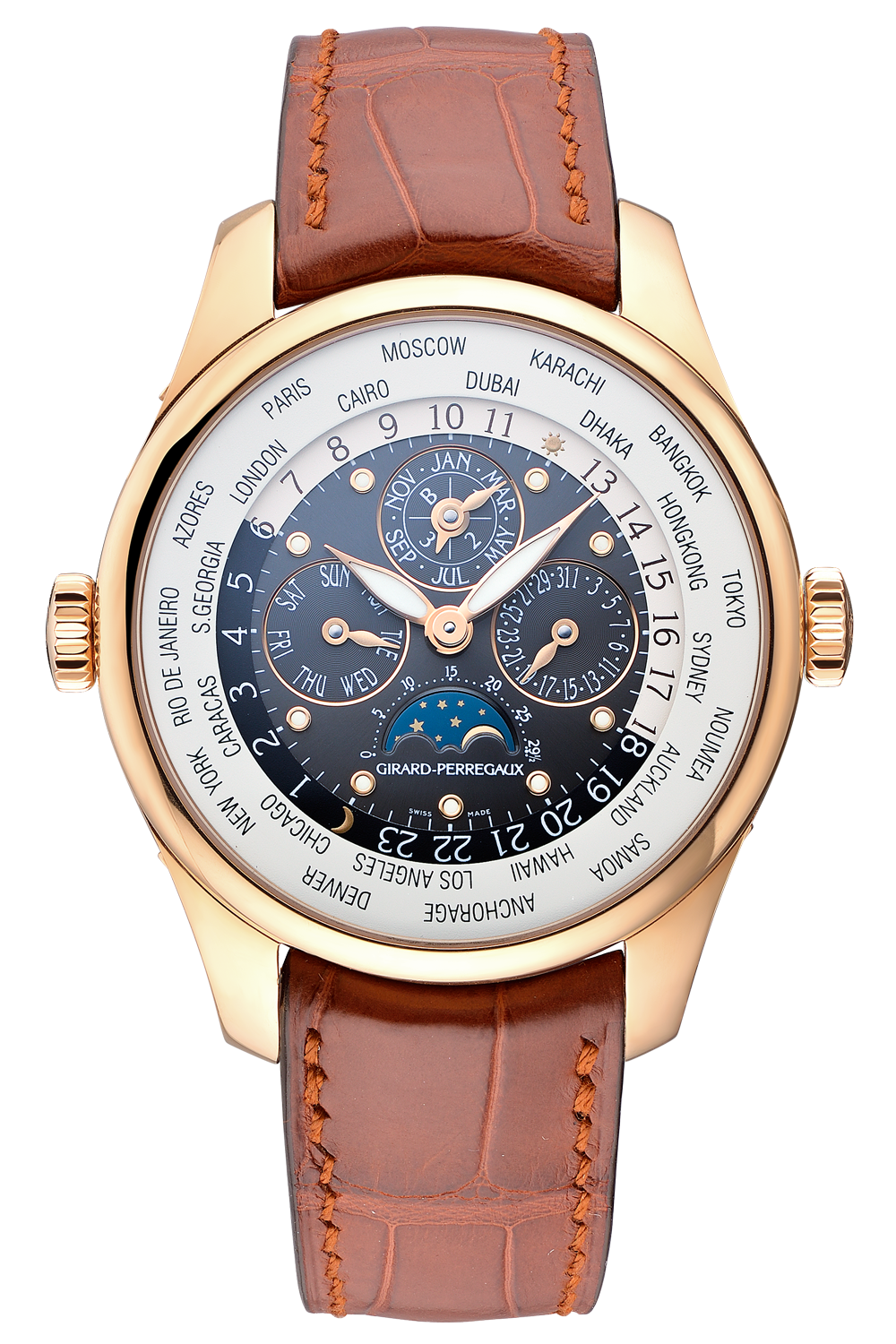 Girard Perregaux World Time Perpetual Calendar 90280 37059