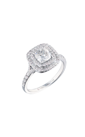 Кольцо GIA 1.01 ct D/IF Cushion Cut Diamond (38878)