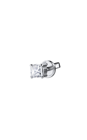 Пусеты GIA 0,53 ct E/VVS1 Princess Cut Diamond (39199)