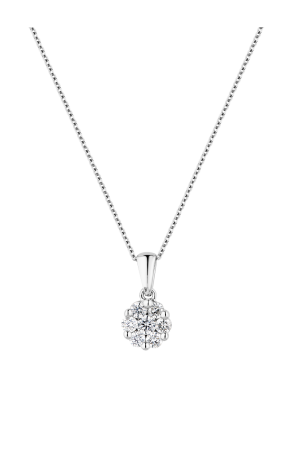 Подвеска  0,37 ct White Gold & Round Diamonds (38144)