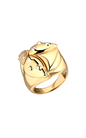 Кольцо De grisogono Coccinelle Collection Diamonds & Yellow Gold (39606)