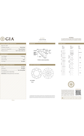 Браслет GIA 12,42 ct D-F/IF-VVS2 EXEXEX Round Cut Diamonds (39168) №2