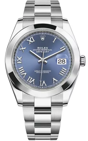 Часы Rolex Datejust Blue Roman Dial 126300 (39037)