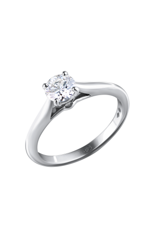Кольцо Cartier Solitaire 0,41 ct G/VVS2 Platinum (SIZE 52) (40168)