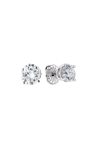 Пусеты GIA 1,01 CT G/VS2 - 1,00 CT G/VS2 ROUND DIAMONDS (38917)