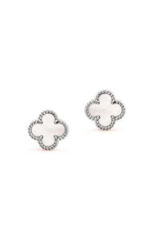 Пусеты Van Cleef & Arpels Sweet Alhambra Earstuds Mother-of-pearl VCARG12000 (39200)