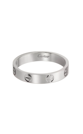 Кольцо Cartier Love wedding band white gold B4085154 (37513)