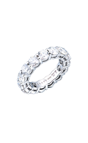 Кольцо GRAFF Shared Claw Round Diamons Eternity Ring 4.55 ct GR42455 (39463)