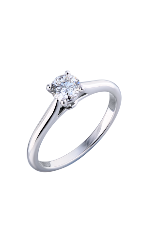 Кольцо Cartier Solitaire Round Diamond 0,80 ct H/VS1 Platinum (38724)