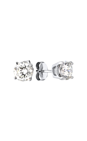 Пусеты  0,75 ct L/I1 - 0.73 ct N/I1 Round Cut Diamonds (38692)