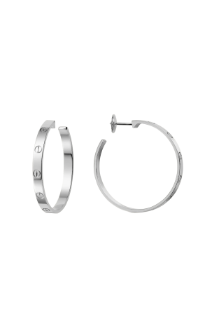 Серьги Cartier Love White Gold B8028300 (38792)