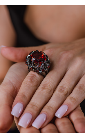 Кольцо  Gothic Claw Red Ruby (39236) №4