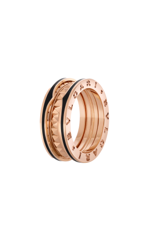 Кольцо Bvlgari B.Zero1 Rock two-band Rose Gold 358006 (38446)