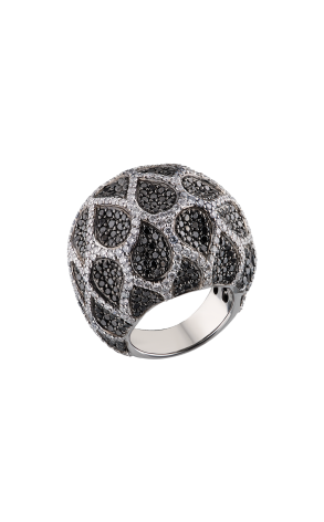 Кольцо  7,00 ct Black & White Diamonds Ring (38634)