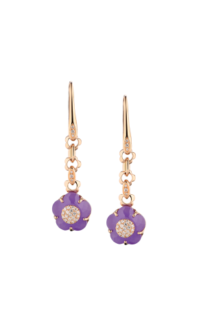 Серьги Pasquale Bruni Bon Ton Purple Jadeite & Diamonds (39077)