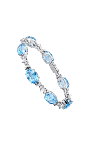 Браслет H.Stern Aquamarine and Diamond Bracelet in White Gold (38567)