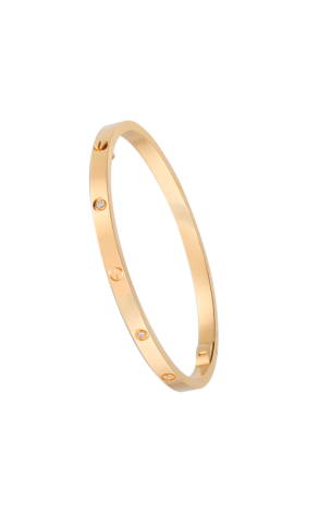 Браслет Cartier Yellow Gold Small Model 6 Diamonds CRB6047217 (37533)