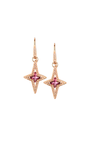 Серьги Gavello Galaxy Star Amethyst & Diamonds (38791)