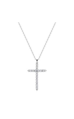 Крест Mercury Classic Cross 0,78 ct in White Gold MP14371/WG/CR0.70 (39468)