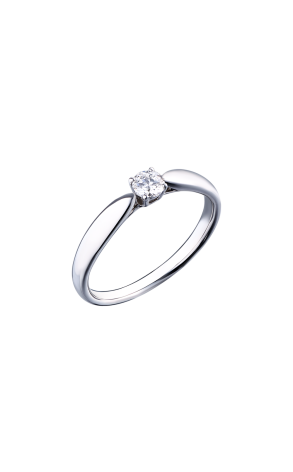 Кольцо Tiffany & Co 0,18 ct G/VS1 Round Cut Diamond Platinum (38556)