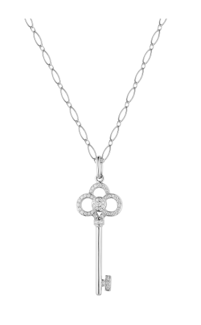 Подвеска Tiffany & Co Key Crown Small White Gold (38041)