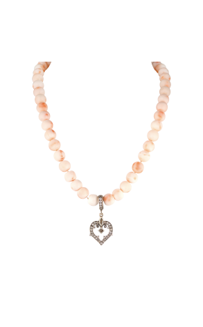 Колье Loree Rodkin Peruvian pink opal & Diamonds (38402)