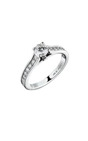 Кольцо Cartier Solitaire 1895 Round Cut Diamond 0.64 ct H/VVS1 Platinum (SIZE 52) (39657)