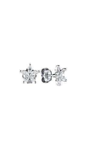 Серьги Mercury Flower Marquise Diamonds in White Gold ME9093/WG/FL0.50 (39080)