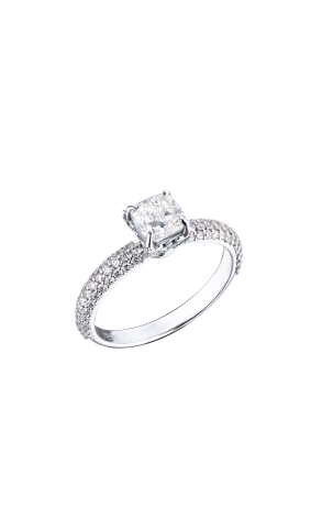 Кольцо  1.01 ct G/VS1 Cushion Cut Diamond & White Gold (39082)