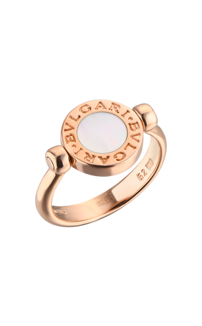 Кольцо Bvlgari - rose gold flip mother-of-pearl and onyx 347762 (38822) №2