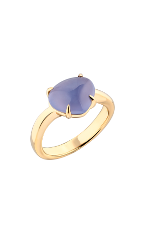 Кольцо Bvlgari Mediterranean Eden Yellow Gold & Chalcedony (39355)