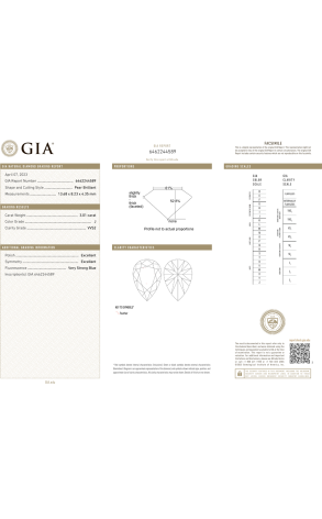 Кольцо GIA 3,01 ct J/VVS2 Pear Brilliant (38691) №2