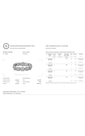 Браслет  8.16 ct Old Cut Diamonds (39653) №2