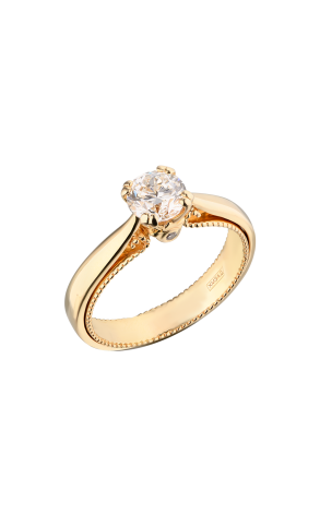 Кольцо GIA 0.90 ct G/VS2 Round Cut Diamond in Yellow Gold (38949)