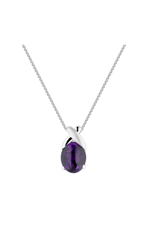 Подвеска  White Gold & Amethyst (38555)