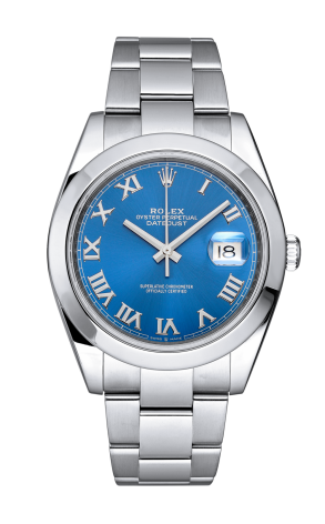 Часы Rolex Datejust AZZURRO BLUE ROMAN 126300 (38368)