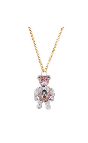 Подвеска  в стиле Chopard Happy Diamonds Teddy Bear (38620)