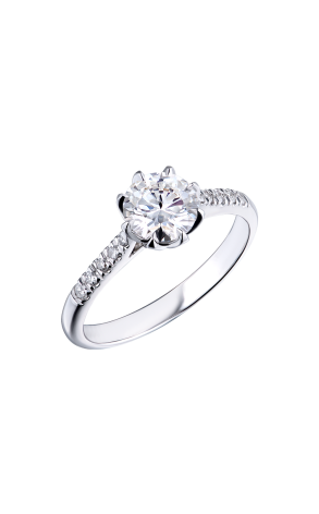 Кольцо Albedo 1,00 ct H/VS2 Round Cut Diamond& White Gold (38364)