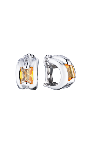 Серьги Audemars Piguet Citrine & Diamonds & White Gold Earrings (39692)