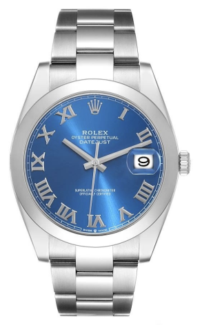 Часы Rolex Datejust Blue Roman Dial 126300 (39037)