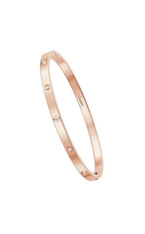 Браслет Cartier Love small model rose gold 10 diamonds CRB6047916 (38112)