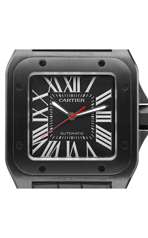 Часы Cartier Santos 100 Black Wssa0006 3774 (37157) №2