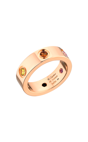 Кольцо Cartier Love Multigemstone Rose Gold B4087800 (39138)