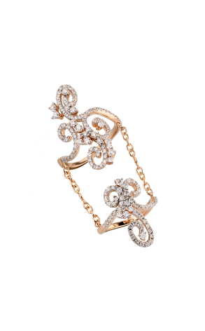 Кольцо Casato Daphne Rose Gold & Diamonds (39141)