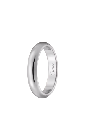 Кольцо Cartier 1895 wedding band 4 mm platinum CRB4036853 (38794)