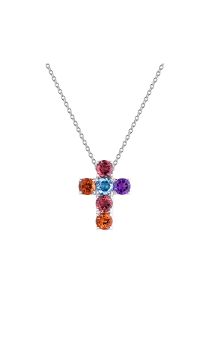 Крест Pasquale Bruni Multigemstone White Gold Cross (38824)