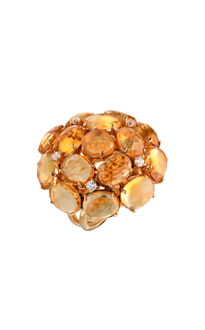 Комплект  Citrine & Diamonds в стиле Casato (38094) №3