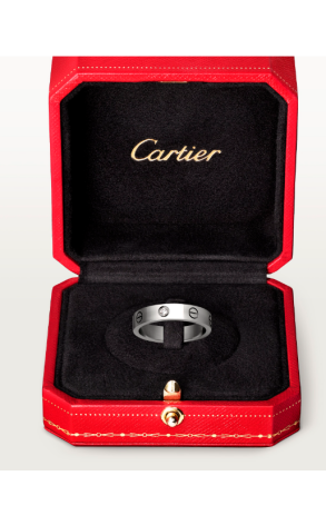 Кольцо Cartier Love Wedding Band 1 Diamond CRB4050557 (38925) №2