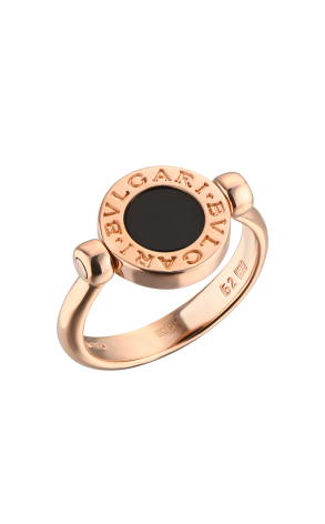 Кольцо Bvlgari - rose gold flip mother-of-pearl and onyx 347762 (38822)