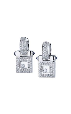 Серьги Chopard Happy Diamonds Square 83/2870/3-20 (39104)